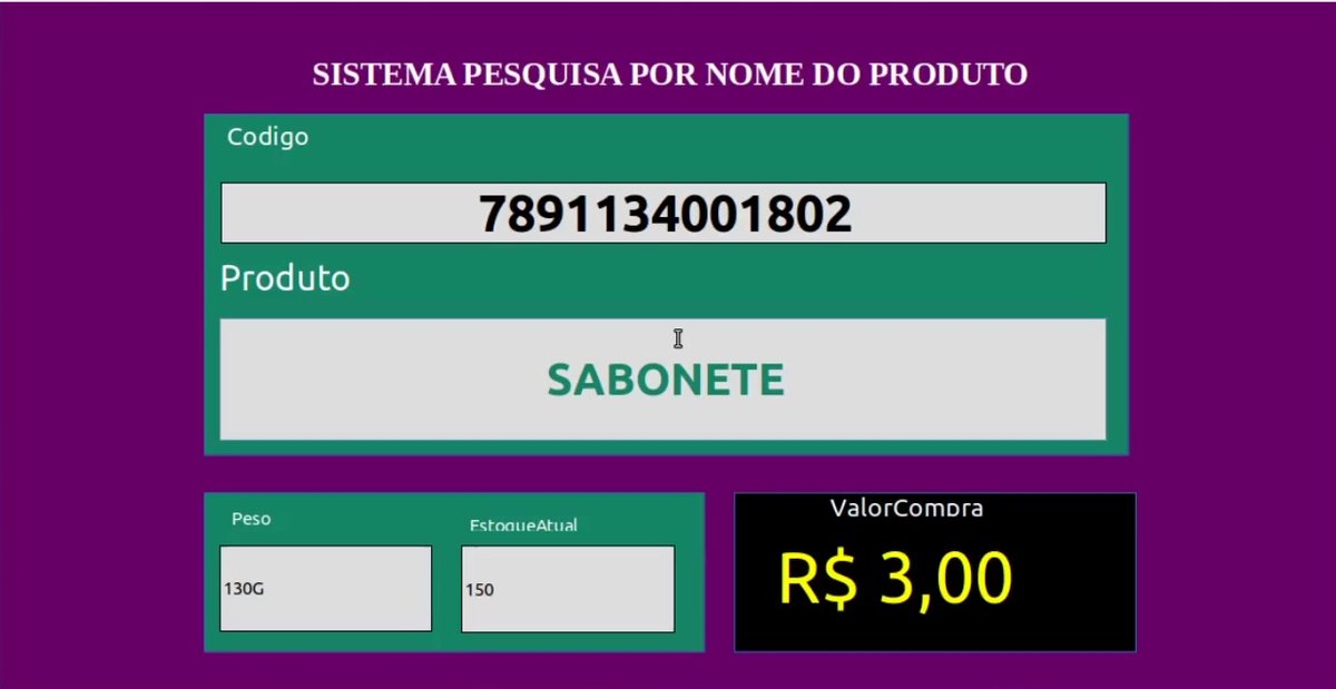 LibreOffice Base: Formulário de pesquisa de produtos