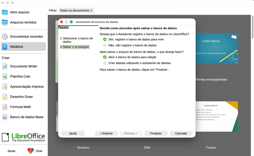 libreoffice Base